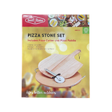  Beefeater Pizza Stone Set (includes pizza stone, paddle and cutting wheel) - BB94935