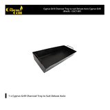 Cyprus Grill Charcoal Tray to suit Deluxe Auto Cyprus Grill (Black) - CGCT-001