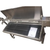 A Frame Stainless Steel Charcoal Rotisserie BBQ Spit (1.3mtr) with 25kgs capacity Motor!!- SSB-4060