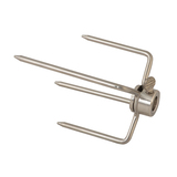 Cyprus Grill 10mm Stainless Steel 4 Prong Forks (Set of 2) Rotisserie BBQ - LSRP-0262