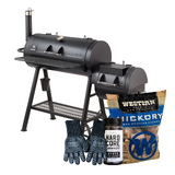 Hark Hickory Pit Offset Smoker Starter Package - HK0537-DEAL