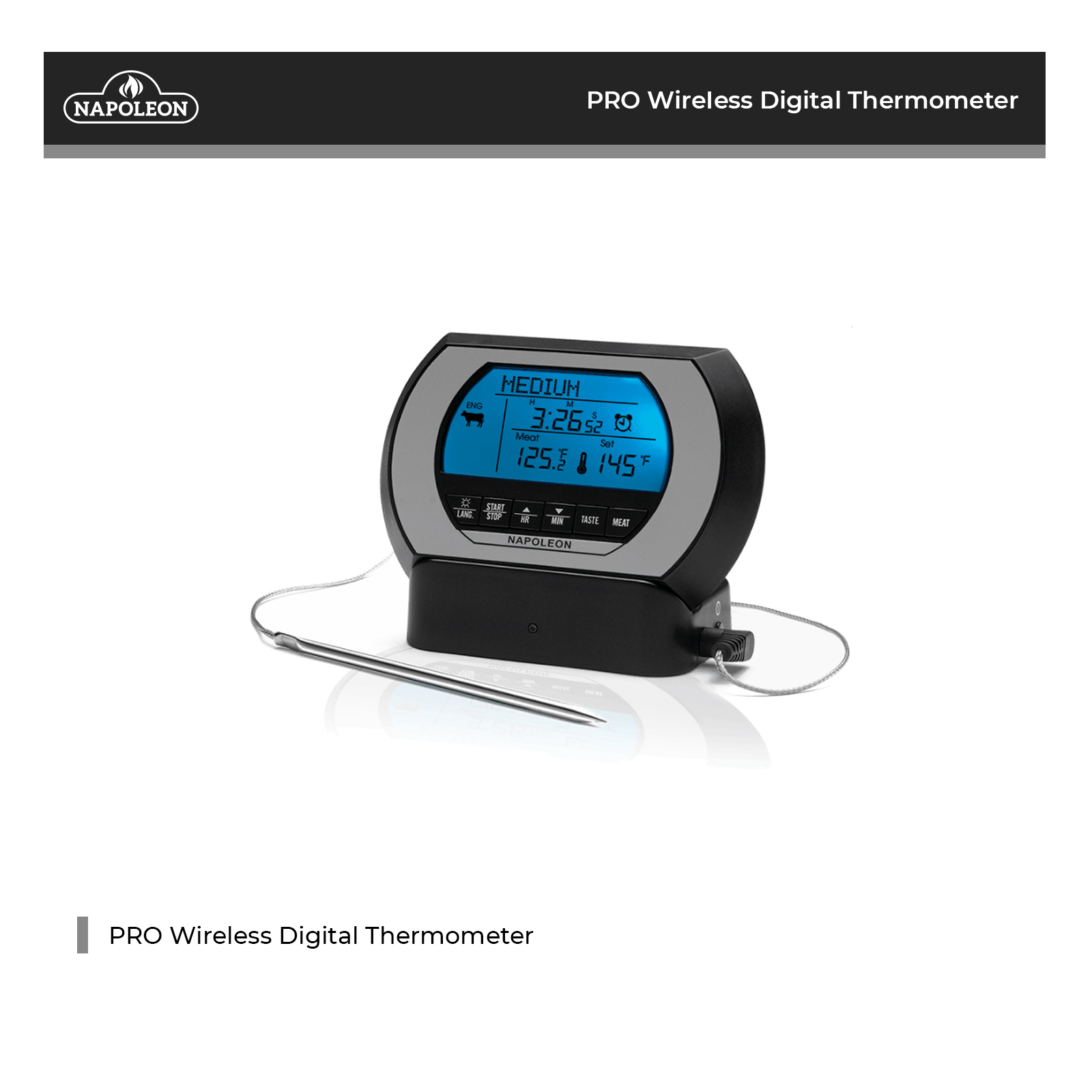 Napoleon 70006 Pro Wireless Digital Thermometer