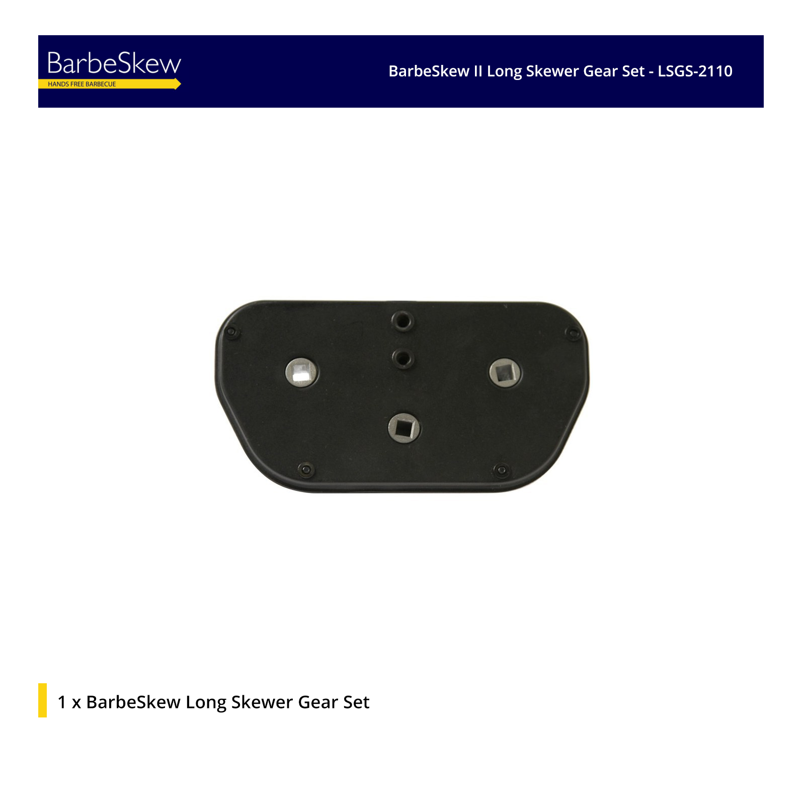 BarbeSkew II Long Skewer Gear Set - LSGS-2110