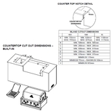 DISPLAY Broil King  IMPERIAL QS 590 Built in BBQ (LPG) 695783AU-DIS - Display Unit - Pick up ONLY