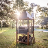 360° Open-Fire Grill Cold-roll steel - TAGWOOD - BBQ02SI