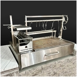 Argentine Charcoal & Woodfired Built-In Parrilla Grill - BBQ25SS