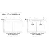 Gasmate Phoenix Black 4B Flush Mount Drop In BBQ - Natural Gas - **DISPLAY UNIT** PICK UP ONLY
