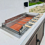 Cyprus Grill Chain Drive Stainless Steel Built In Rotisserie BBQ (Product of Cyprus) - CG-9900