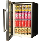Carlton Draught Tropical Glass Door Fridge - 80 Cans Left Hinged - EC68L-SSH-DRAUGHT 