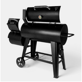 Hark Chubby Offset Smoker (BUNDLE) - Smoker & Cover - HK0540-BUN