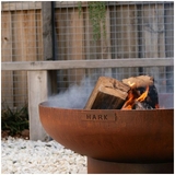 Hark Luca 80 Corten Steel Fire Pit 80 cm
