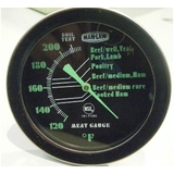 Meat Gauge Thermometer with Glow Dial - Range 40 to 80 Degrees Celsius - MAN-T720C 