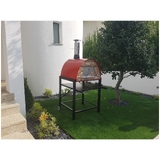 Authentick Pizza Ovens MAXIMUS Mobile Pizza Oven Red - MAXR