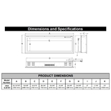 Modern Flames Orion 30" Slim Heliovision Built In Fireplace - OR30-SLIM-AU