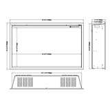 ORION 54" TRADITIONAL HELIOVISION FIREPLACE - OR54-TRAD-INT