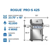 Napoleon Rogue PRO-S 425 IR Sizzle SS NG