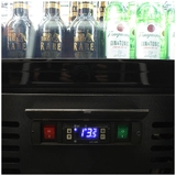 Rhino Black Commercial Upright Triple Glass Door Bar Fridge Ultra Energy Efficient Left Hinged -  SGT1L-BS