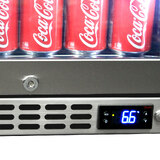 Schmick Quiet Running Front Venting Under Bench Glass Door Bar Fridge Model SK116R-SS