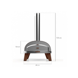ZiiPa Piana Wood Pellet Pizza Oven with Rotating Stone – Terracotta