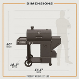 Oklahoma Joe's Tahoma® 900 Auto-Feed Charcoal Smoker & Grill W/ WI-FI