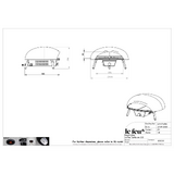Le Feu Turtle - Gas Powered Pizza Oven (Black) - 830014