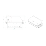 Artusi 104cm 4 Burner Built-In LPG Matte Black BBQ & Gloss Black Hood Bundle - ABBQ1B-Bun 