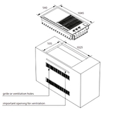 Artusi 104cm Built-In Gas BBQ AS316 stainless steel - ABBQM