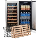 Bossworx Beer and Wine Dual Zone Alfresco Refrigerator - BOS180W2D