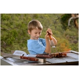 Man Law-BBQ - 3-Piece Premium Hardwood Handle BBQ Tools Set - MAN-H2