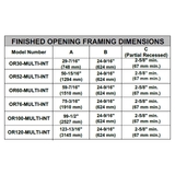 Modern Flames Orion Multi Heliovision Electric Fireplace - OR100-MULTI/AU