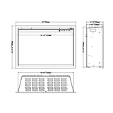 ORION 36" TRADITIONAL HELIOVISION FIREPLACE - OR36-TRAD-INT