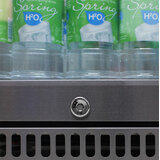 Schmick 304 Stainless Steel Bar Fridge Tropical Rated With Heated Glass and Triple Glazing Model SK118L-SS