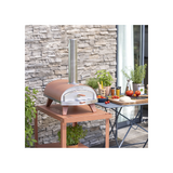 ZiiPa Piana Wood Pellet Pizza Oven with Rotating Stone – Terracotta