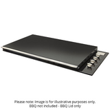 Artusi BBQ Flat Lid Matte Black - ABFLATMB