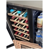Bossworx Beer and Wine Dual Zone Alfresco Refrigerator - BOS180W2D