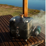 Everdure Pro Flame 360 Gas Portable Barbeque with Roasting Hood - ECUBEG1B