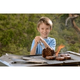 Man Law-BBQ - 3-Piece Premium Hardwood Handle BBQ Tools Set - MAN-H2