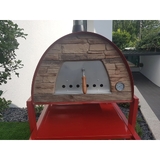 Authentick Pizza Ovens MAXIMUS Mobile Pizza Oven Red - MAXR