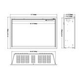 ORION 42" TRADITIONAL HELIOVISION FIREPLACE - OR42-TRAD-INT