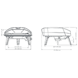 Ooni Koda 16 Inch - Outdoor Portable Gas Fired Pizza Oven (Peel Not Included) - UU-P0D500