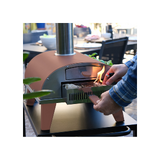 ZiiPa Piana Wood Pellet Pizza Oven with Rotating Stone – Terracotta
