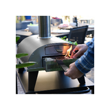 ZiiPa Piana Wood Pellet Pizza Oven with Rotating Stone – Slate