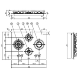 Barazza Mood 65cm Built-in Hob - 1PMD64
