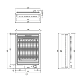 Barazza 37cm Thalas Built-in Electric BBQ Hob - 1PTIBQ