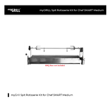 myGRILL Spit Rotisserie Kit for Chef SMART Medium - 950010-11902111