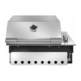 Artusi 60cm 2 Burner Built-In Stainless Steel BBQ & Roasting Dome Hood Bundle - ABBQM3-Bun 