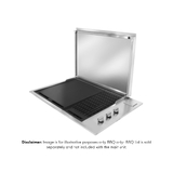 Artusi 60cm 2 Burner Built-In Stainless Steel BBQ - ABBQM3