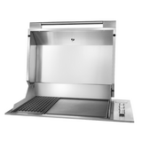 Artusi 80cm Roasting Dome with thermostat stainless steel - ABBQMH2