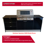 Alfresco Outdoor Kitchen with Beefeater Signature 3000E 4 Burner BBQ Package 2 - AKITCHENDEAL-02