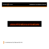 Modern Flames Ambiance CLX Deluxe 3.6 mtr - AL3600CLX-AU